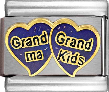 Grandma Grandkids on Purple Hearts