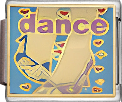Dance with Shoes on Blue