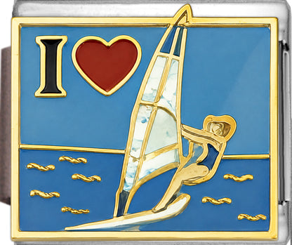 I Love Windsurfing with Water