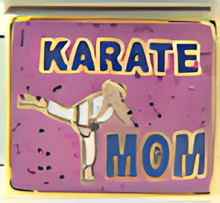 Karate Mom on Sparkle Pink