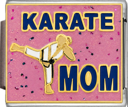 Karate Mom on Sparkle Pink