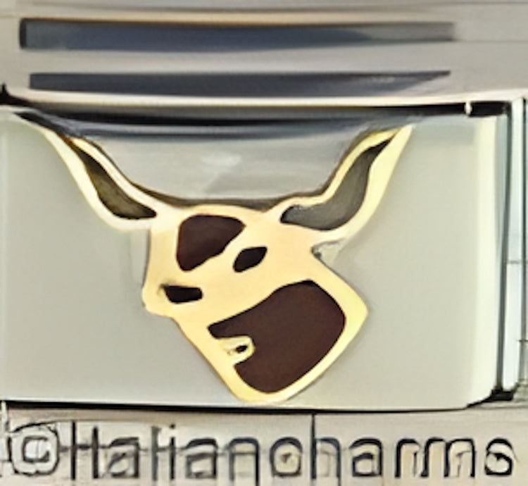 Flat Brown Elks Head