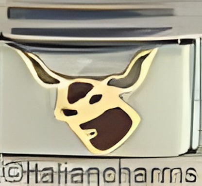 Flat Brown Elks Head