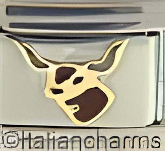 Flat Brown Elks Head