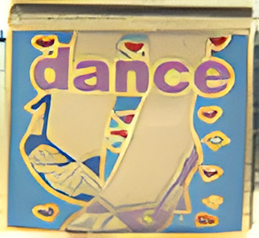 Dance with Shoes on Blue