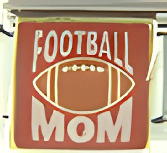 Football Mom on Red