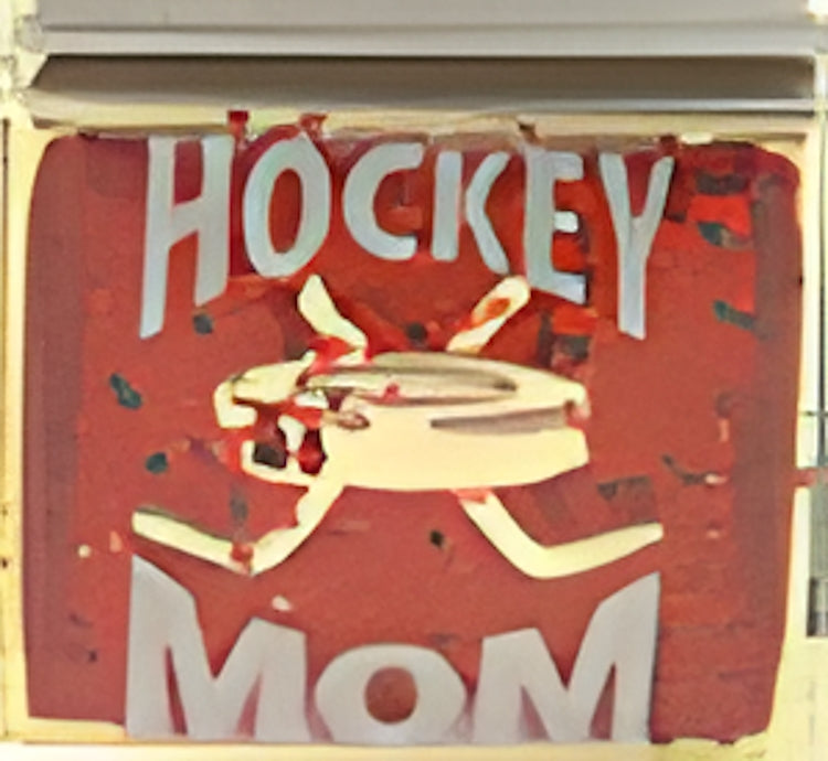Hockey Mom on Red