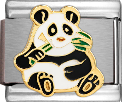 Panda Bear with Bamboo