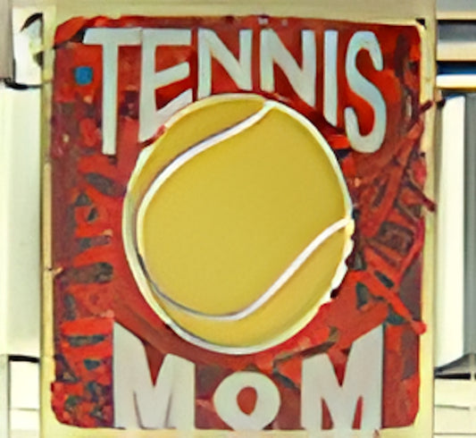 Tennis Mom on Sparkle Red