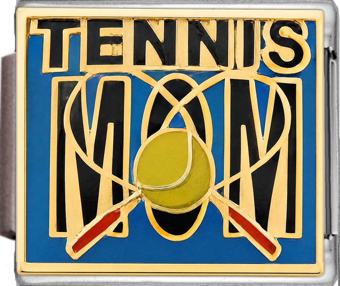 Tennis Mom on Blue