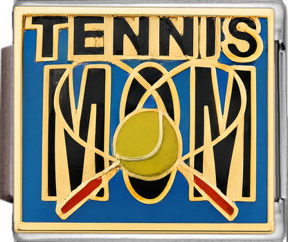 Tennis Mom on Blue