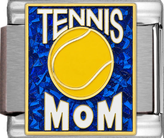 Tennis Mom on Sparkle Blue