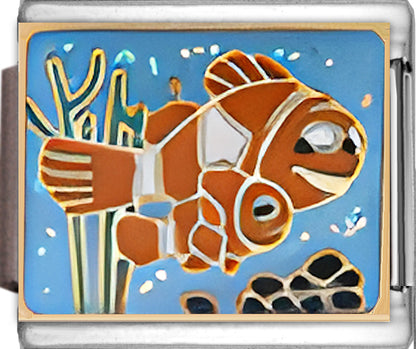 Two Orange Clown Fish