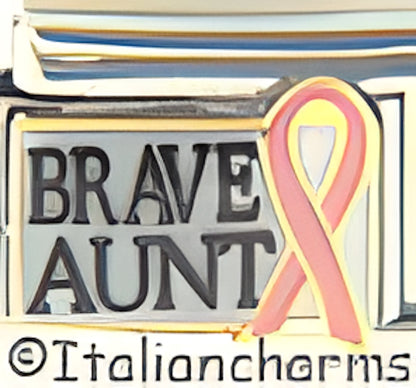 Brave Aunt with Pink Ribbon