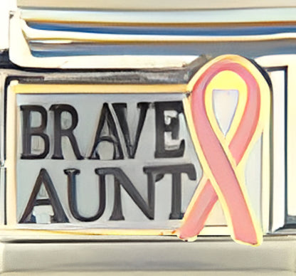 Brave Aunt with Pink Ribbon