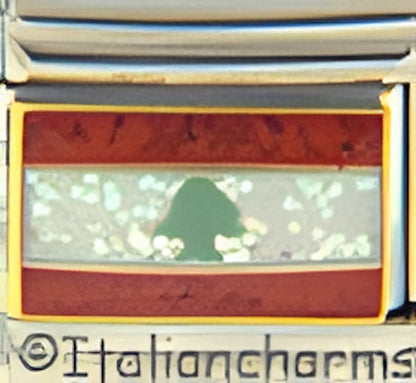 Glitter Lebanon Flag