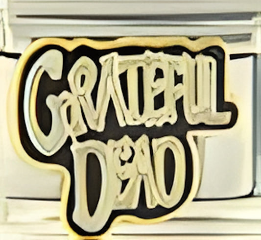 Grateful Dead Text Bones Logo