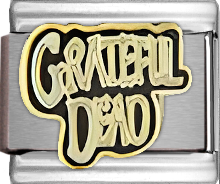 Grateful Dead Text Bones Logo