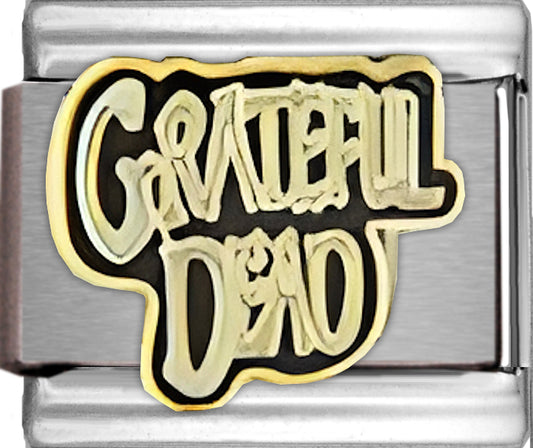 Grateful Dead Text Bones Logo