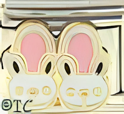 Hello Kitty White Bunny Slippers