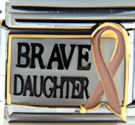 Brave Daughter with Pink Ribbon