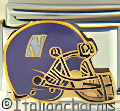 Northwestern University Purple Helmet