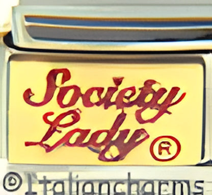 Society Lady on Gold