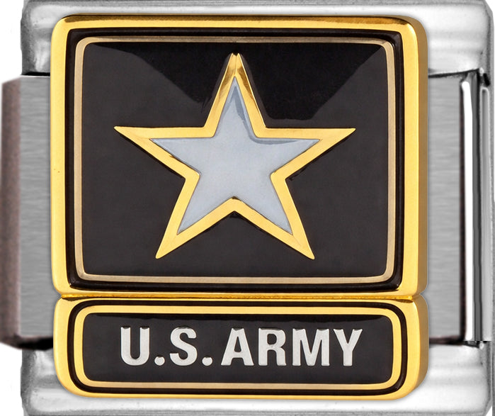 US Army Star on Black