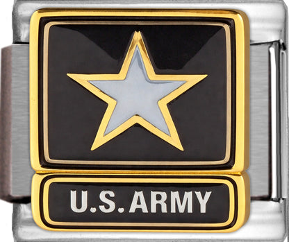 US Army Star on Black