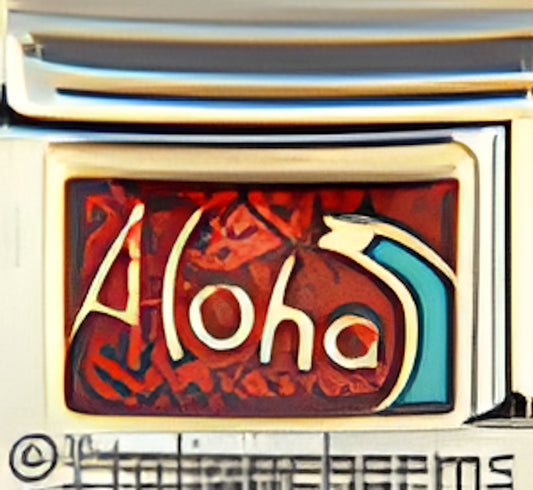 Aloha on Sparkle Red