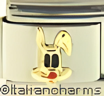 Bunny Face with Red Nose