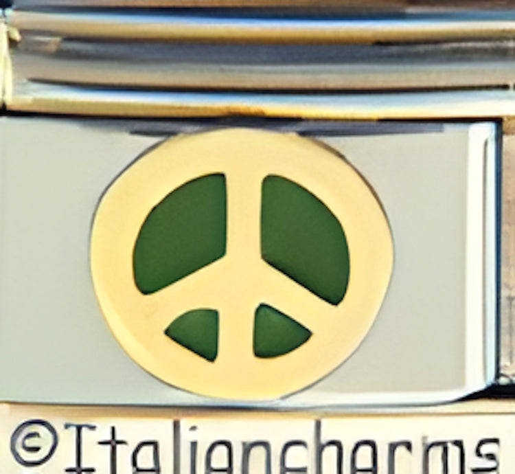 Green Peace Sign