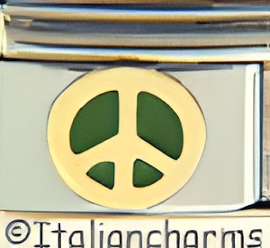 Green Peace Sign