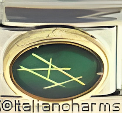 Green Streak Oval
