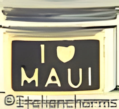I Love Maui on Black