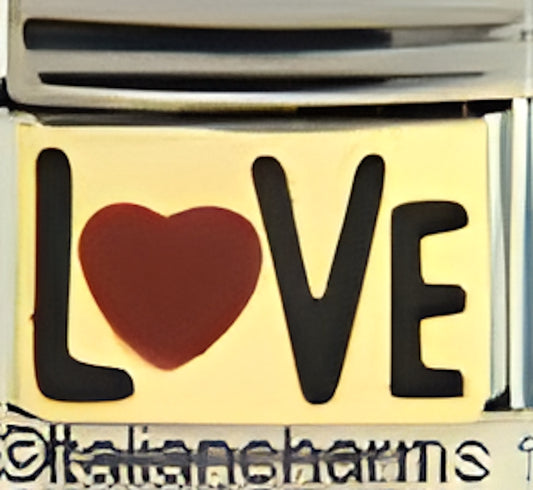 Black L Red Heart Black VE