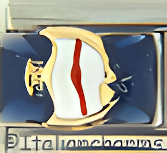 White Fish on Blue