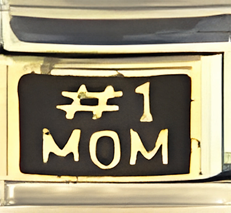 Number 1 MOM on Black