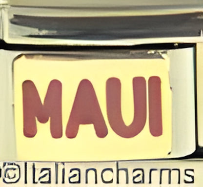 Pink MAUI on Gold