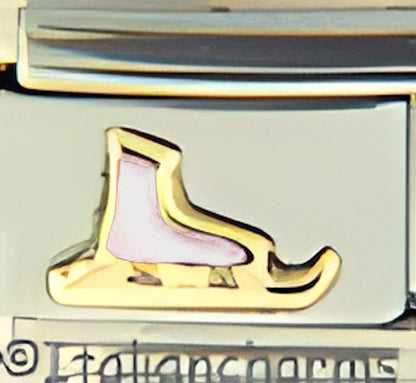 Stylish White Ice Skate