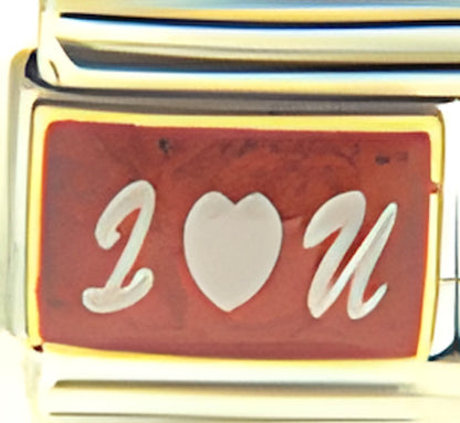 I Love You with Heart on Red