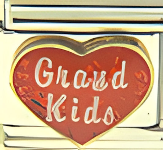 Grand Kids on Red Heart