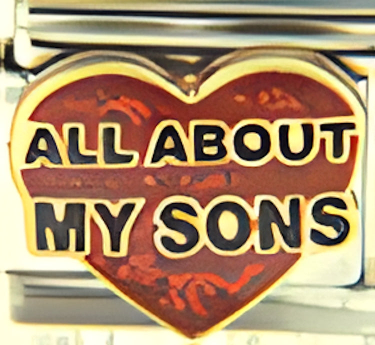 All About my Sons on Red Heart