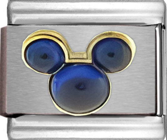 Disney Mickey Blue Cabochon