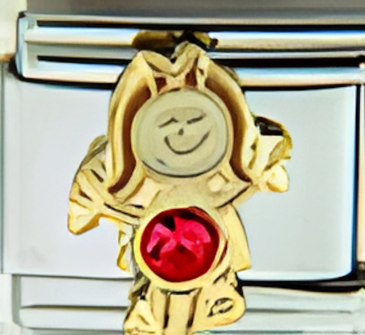 Girl with July Birthstone