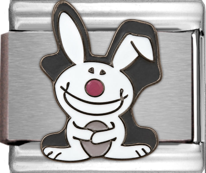 Happy Easter Bunny with Egg