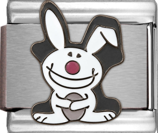 Happy Easter Bunny with Egg