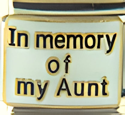 In Memory of My Aunt