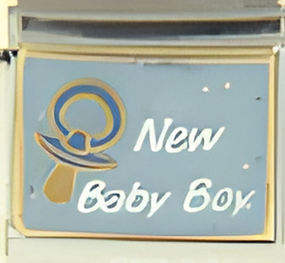 New Baby Boy with Pacifier