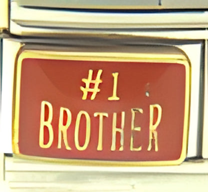 Number 1 Brother on Red